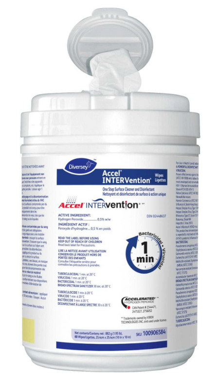 Accel Intervention Disinfectant Wipes 160ct – AHP | WipesOnline.ca